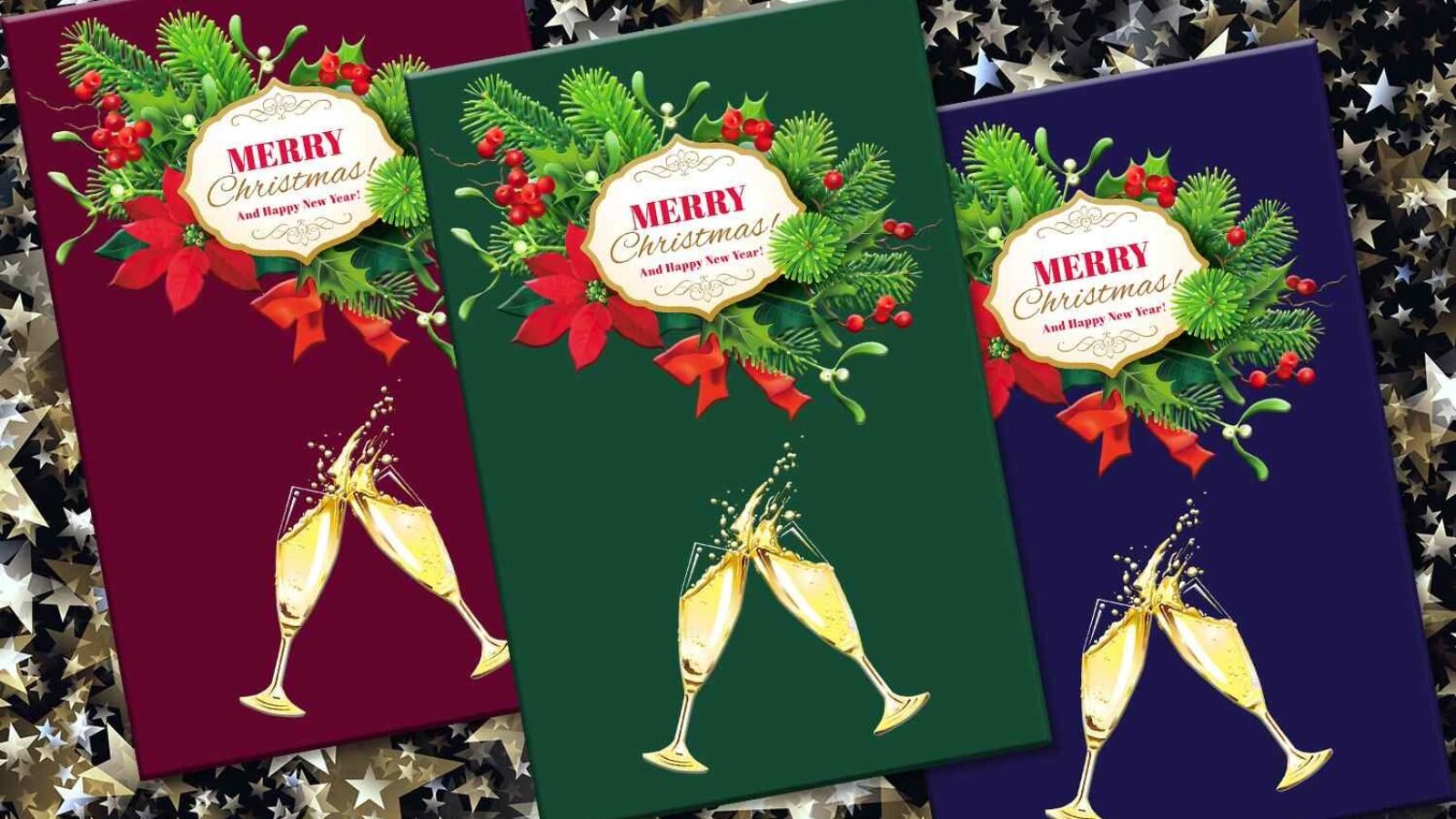 Christmas Postcard Digital Postcard Christmas Cards