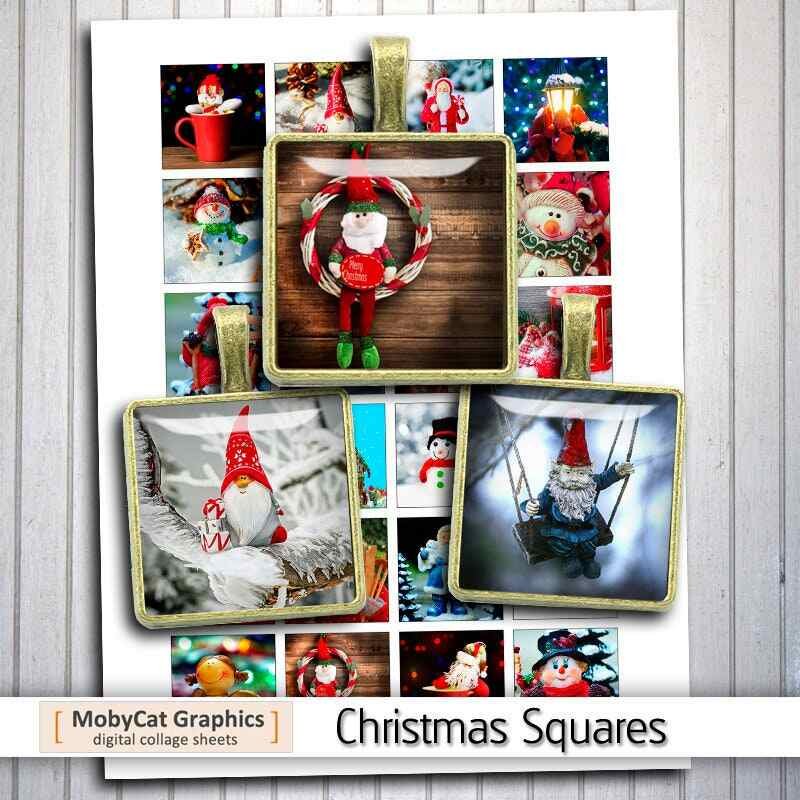 Free Square Christmas Printables Images