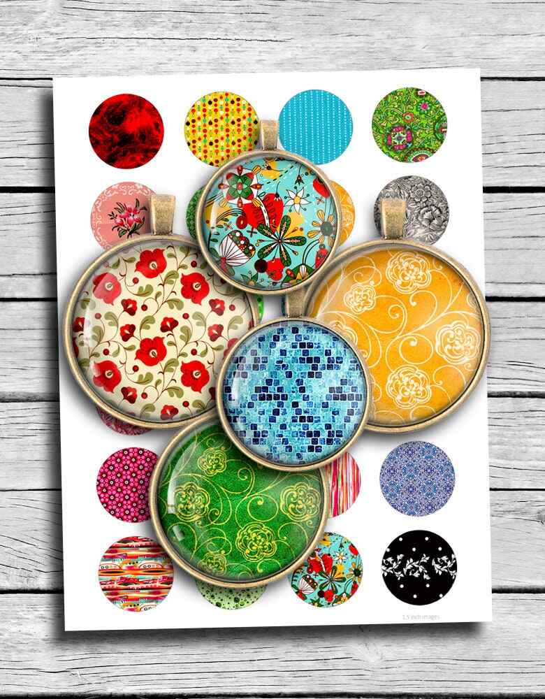 Colorful Seamless Patterns Circles