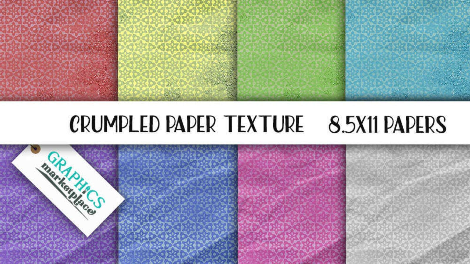 Crumpled Papers Scrapbooking Backgrounds