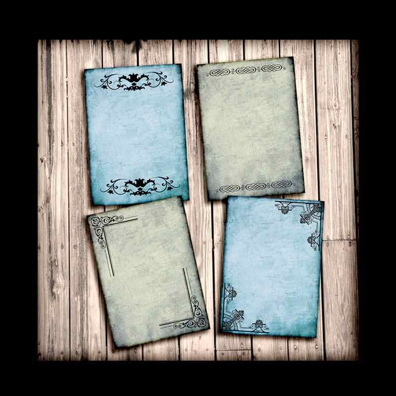 Jewelry Holders Gothic Victorian Frames ATC cards Printable