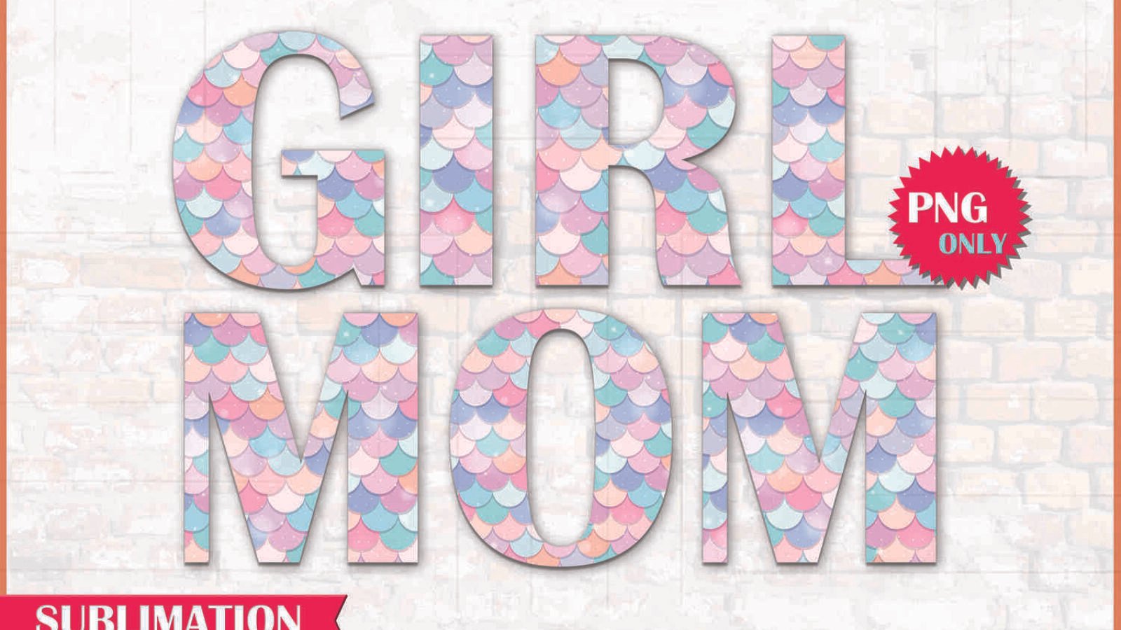 Mom Girl Mermaid PNG Design For T Shirts