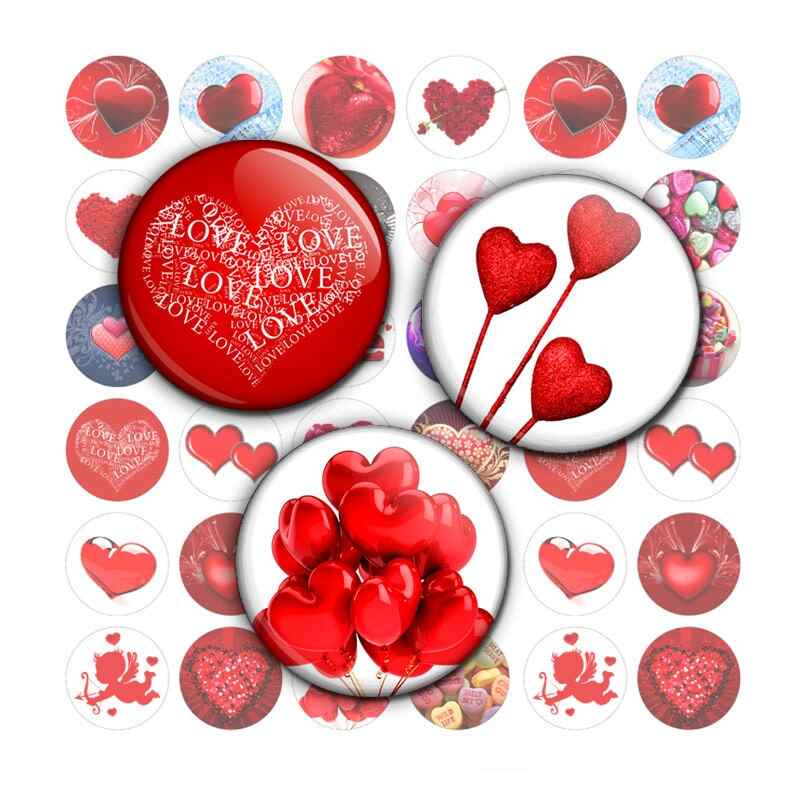 Printable Hearts Valentines Day Digital Collage Sheet