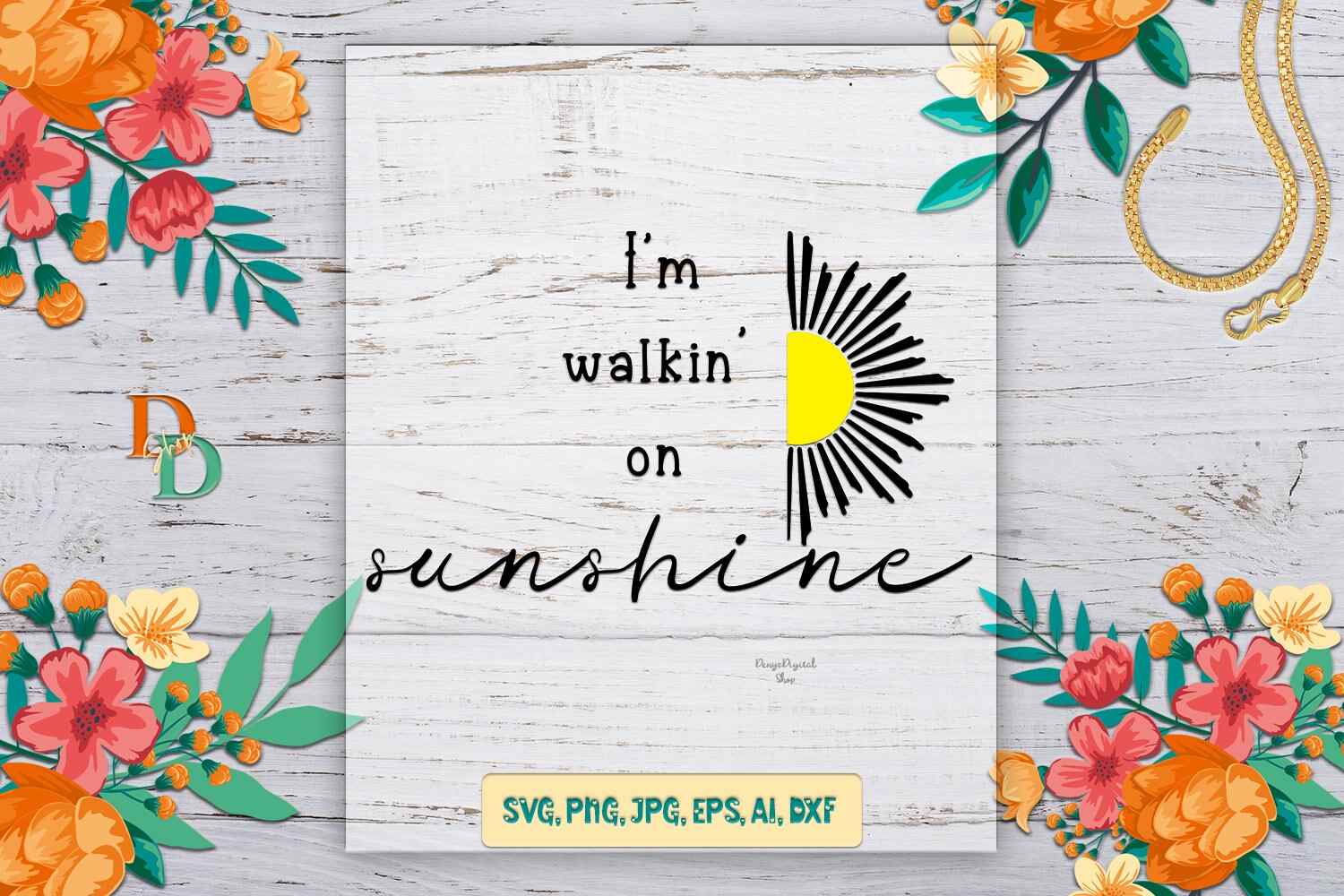 Sunshine Quotes Vector File For Printable