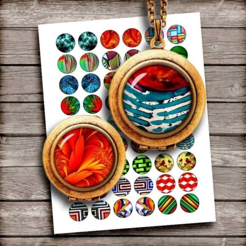 Abstract Patterns Printable Jewelry