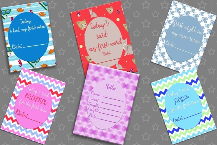 Baby Milestone Cards for Baby Shower Gift for Boy or Girl