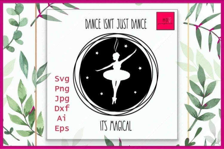 Ballerina SVG Girl Dance Vector File Images
