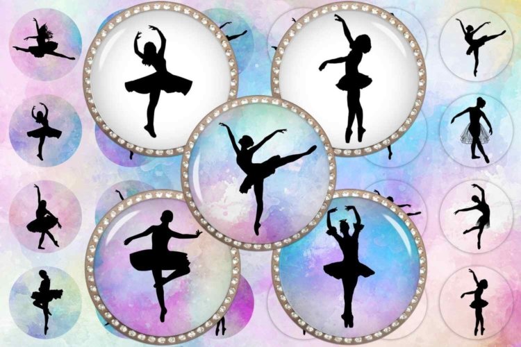 Ballerina Silhouettes Ballet Printable Silhouettes Images