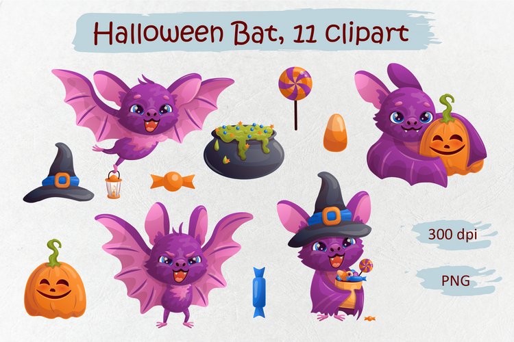 Halloween Bat clipart N2