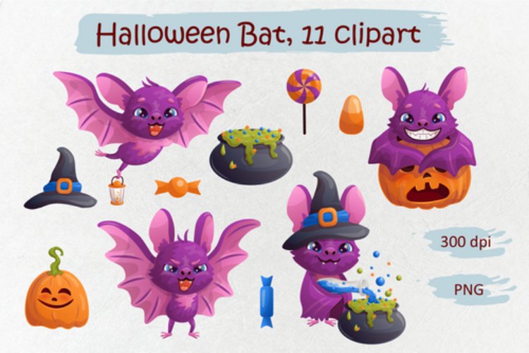 Halloween Bat clipart N1