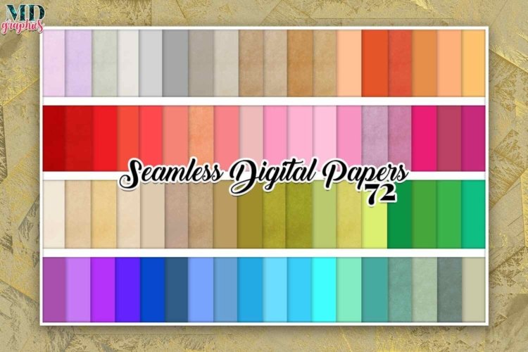 Bundle Seamless Colorful Scrapbooking Papers