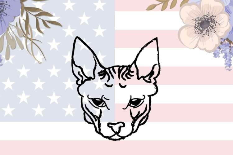 Cat Head Silhouette Image For Printable