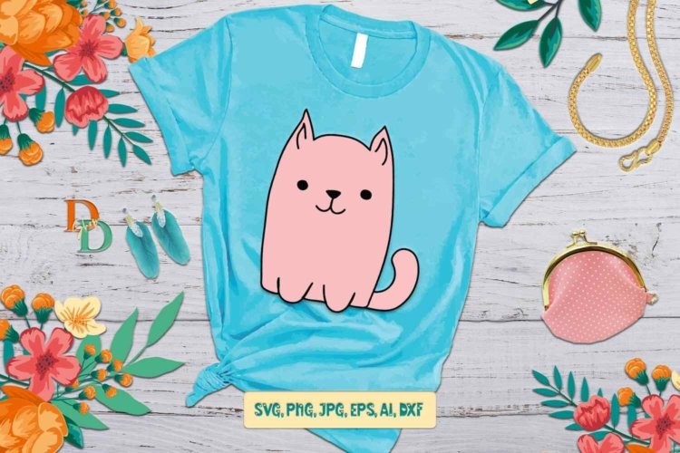 Cat Quotes Printable Image SVG for T-shirt Design
