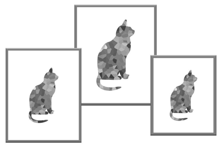 Cat Silhouette Cat Poster Cat Printable Cat Wall Art