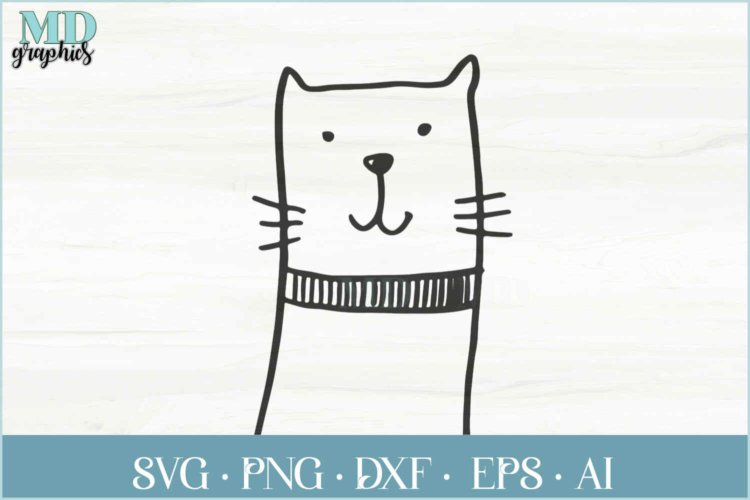 Cat Vector File and Cat Clipart for Printable