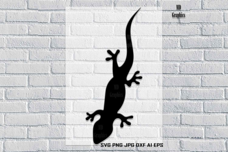 Chameleon Black SVG and Vector File Image