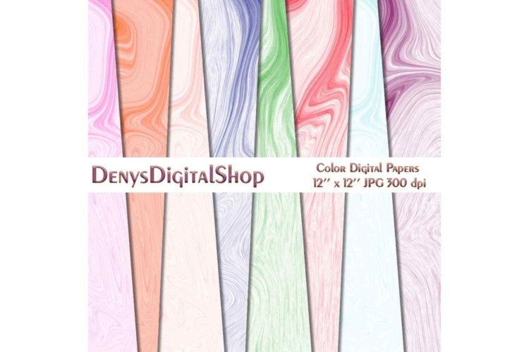 Color Digital Scrapbooking Papers Colorful Background