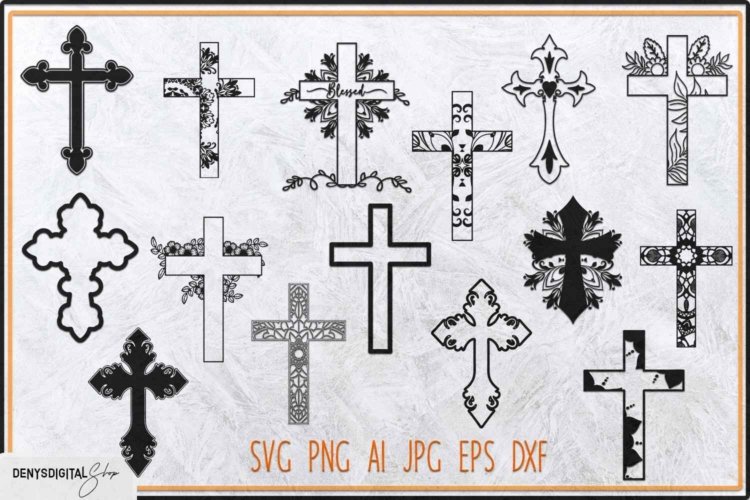 Cross SVG file Cross clipart Crosses SVG file Christian