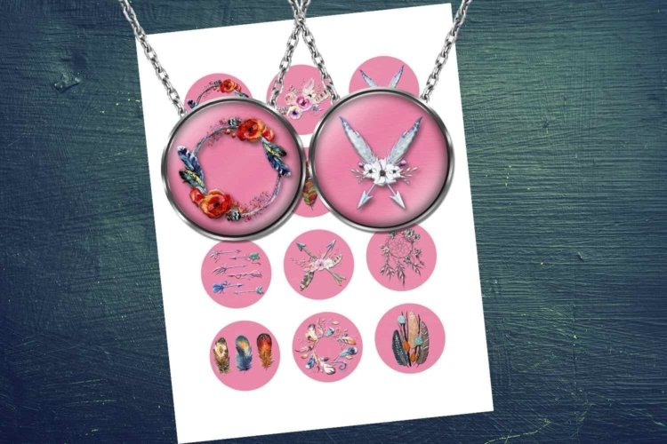 Dreamcatcher Feather Pendants Magnets For Prints