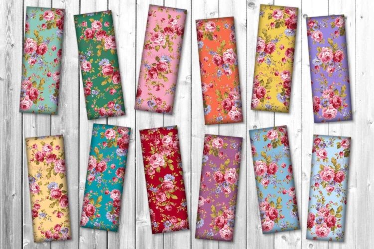 Flowers Bookmarks Digital Bookmarks for Bookmarks Lovers