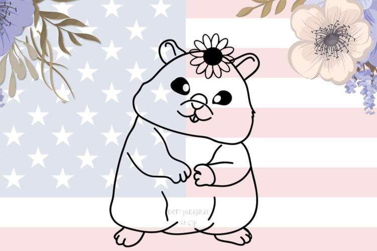 Hamster Digital SVG Digital File For Cutting Machine