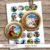 Horses Circle Printable Images Digital Collage Sheet