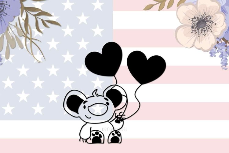 Koala Digital SVG Printable Digital File For T-shirt