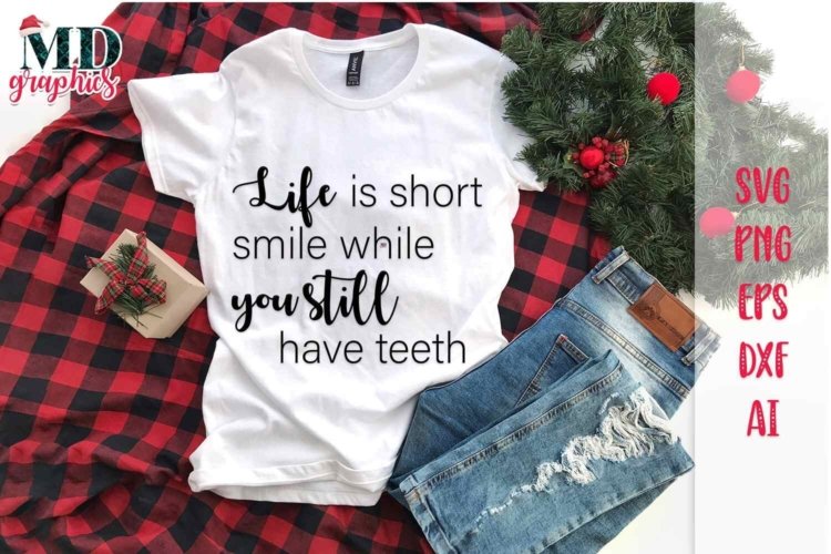 Life Funny Quote SVG Text Design For T-shirt