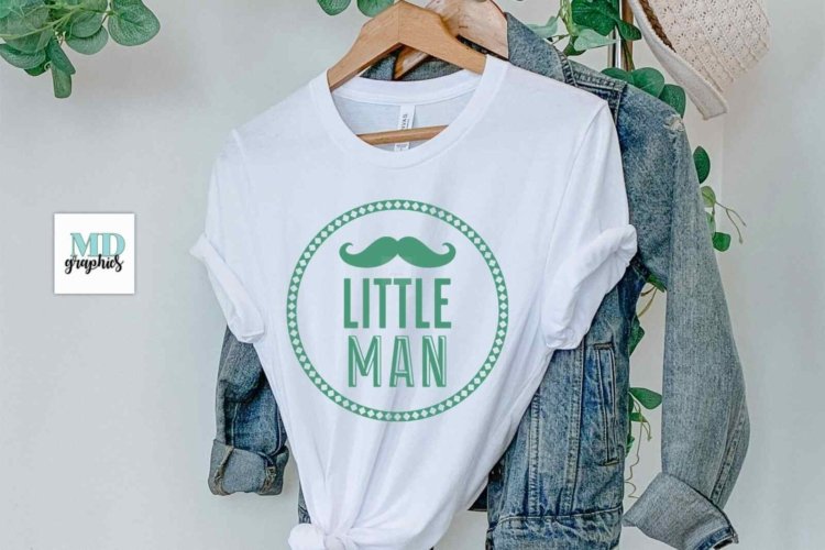 Little Man Sublimation PNG File and Clipart