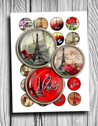 Paris Circle Printable Images