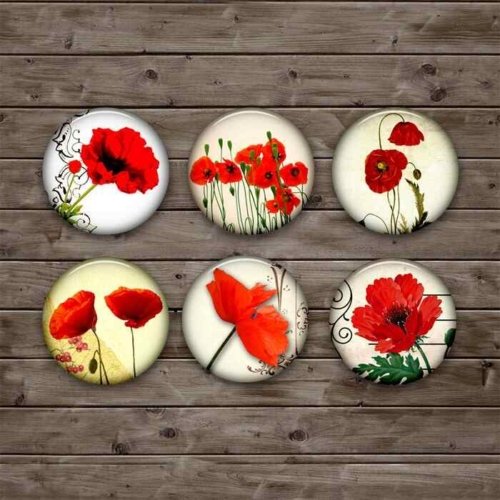 Poppy Circle Printable Images