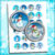 Snowman Printable circle Images Digital Collage Sheet