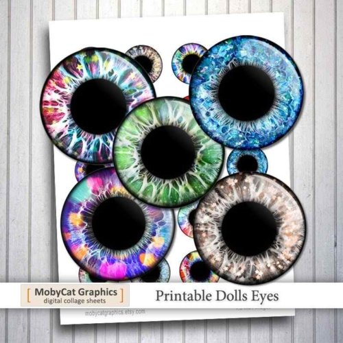 Printable Dolls Eyes Printable Circle Images