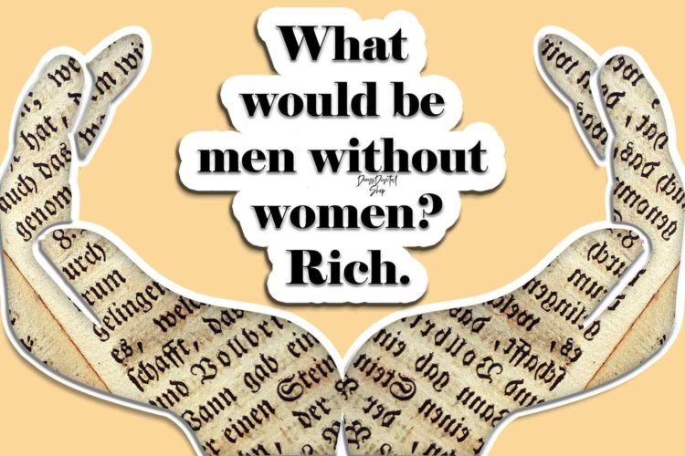 Printable Sarcastic Digital Sticker Image About Woman