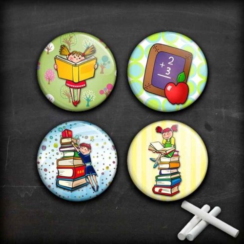 School Kids Digital Collage Sheet