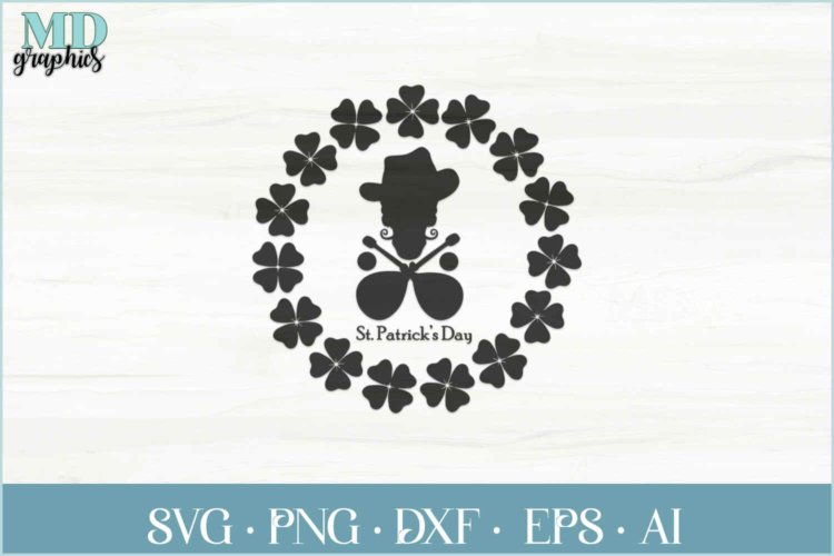 St Patrick’s Day SVG Shamrock Silhouette Images