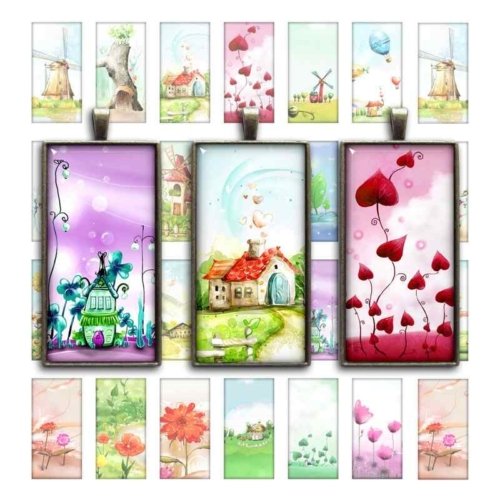 Whimsical Fairyland Collage Sheets