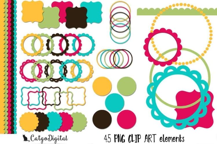 Winter Clip Art PNG Digital Scrapbooking