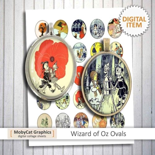 Wizard of Oz Printable Oval images