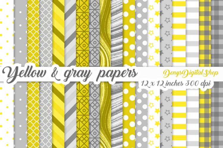 Yellow Paper Scrapbooking Papers for Your Crafting Ideas