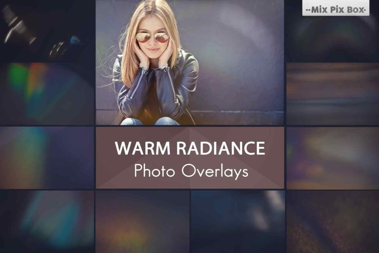 Warm Radiance Photo Overlays