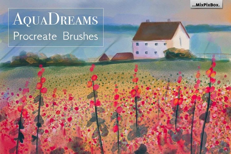 AquaDreams Procreate Brushes