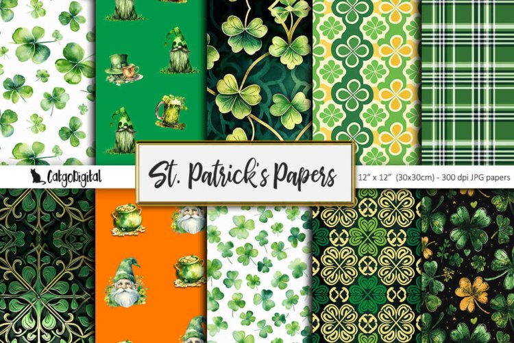 Printable St. Patricks Papers