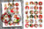 Vintage Christmas Printable circle Images