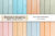 Wood Texture Digital Papers Pastel Shades